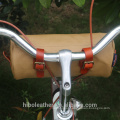 Bicycle Handlebar Bag Carrying Shoulder Bag Waterproof Canvas Khaki Cycling Storage Front Basket